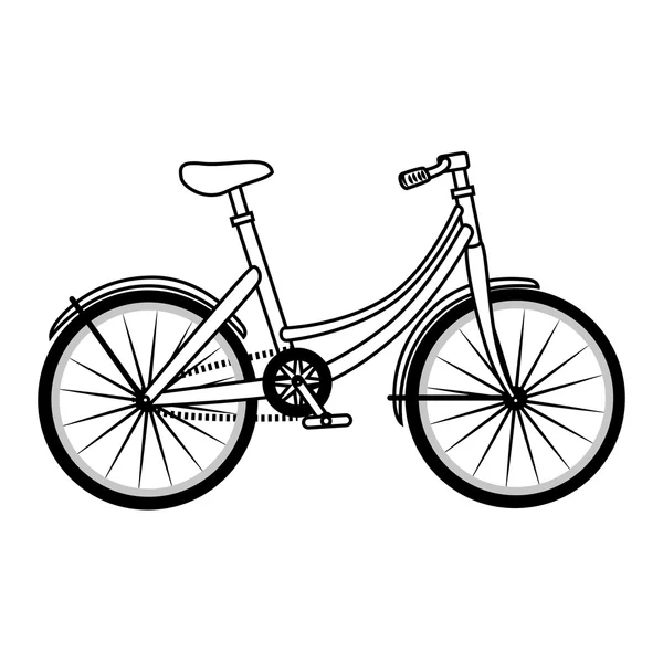 Vintage bicicleta transporte icono vector ilustración — Vector de stock