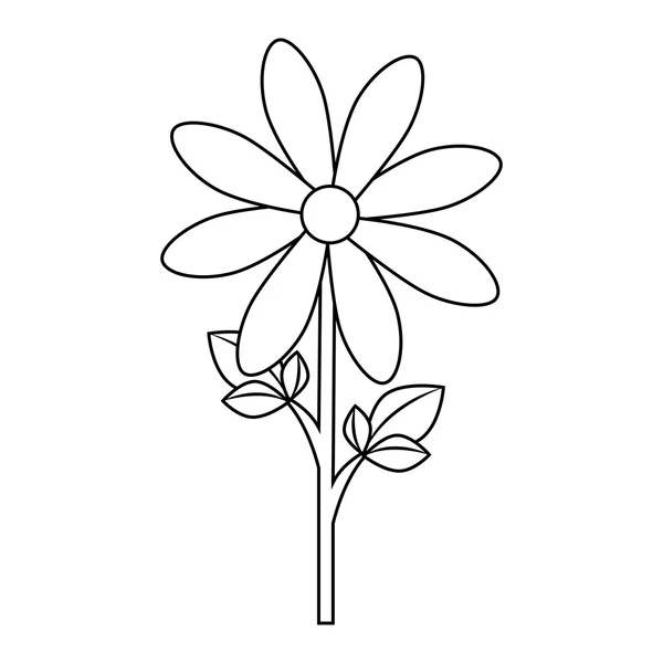 Blume Blumen Geschenk Symbol Vektor Illustration. — Stockvektor