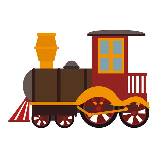 Train kid toy icon vector illustration — Stock Vector