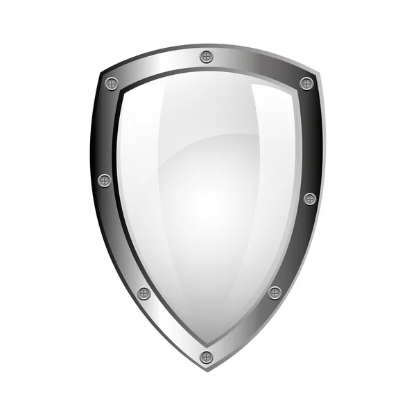 Protección escudo vector diseño — Vector de stock
