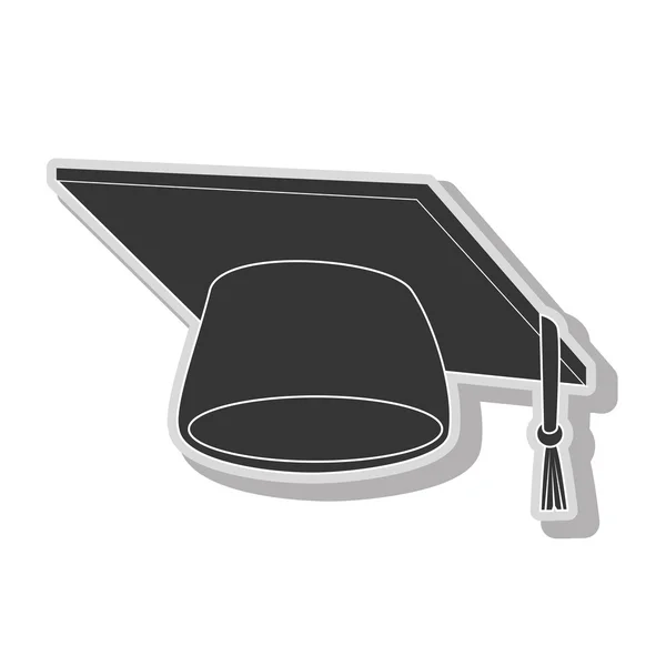 Gorra de graduación — Vector de stock