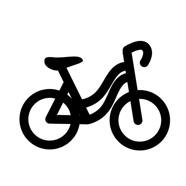 Vehículo de transporte de bicicletas icono vector ilustración — Archivo Imágenes Vectoriales