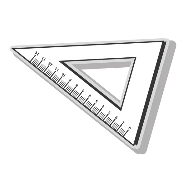 Ruler measurement tool — Stock Vector