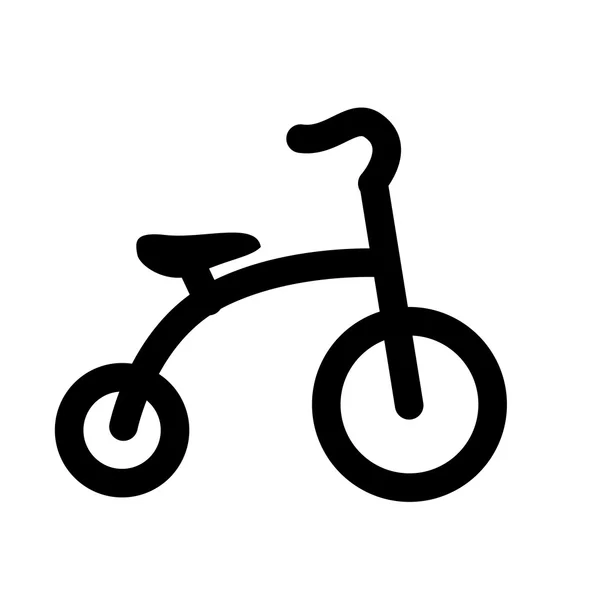 Vintage fiets vervoer pictogram vectorillustratie — Stockvector