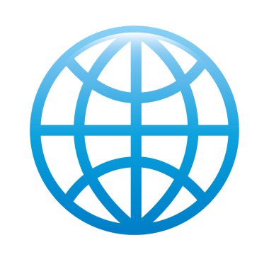 Küresel dünya sembolü tasarım