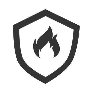 Yanıcı rozet işareti simge vektör çizim