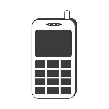 cep telefonu telefon düğme simgesi, vektör çizim simgesi