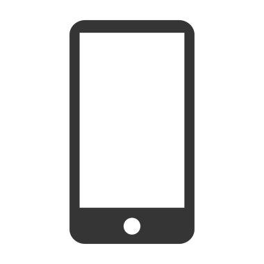 smartphone telefon teknoloji simgesi, vektör çizim simgesi
