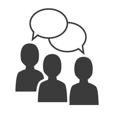 Sembol simge vektör tasarlamak toplantı ekip çalışması