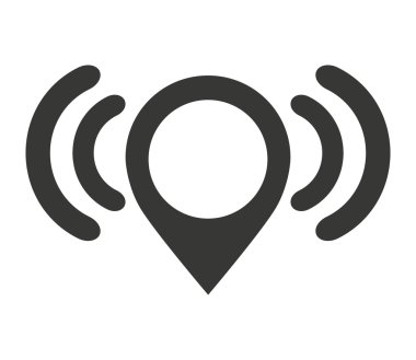 WiFi dalgalar sinyal simgesi