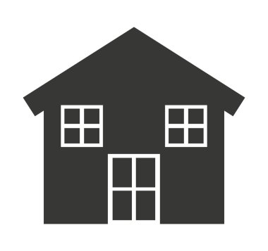 ev siluet Emlak simgesi