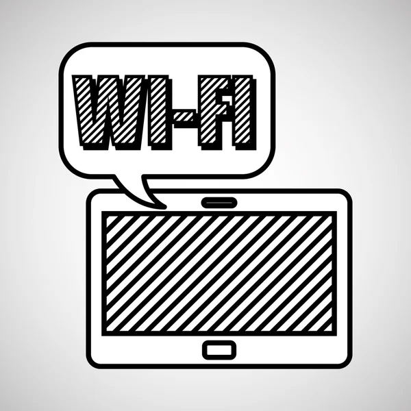 Wifi 技术应用程序 — 图库矢量图片