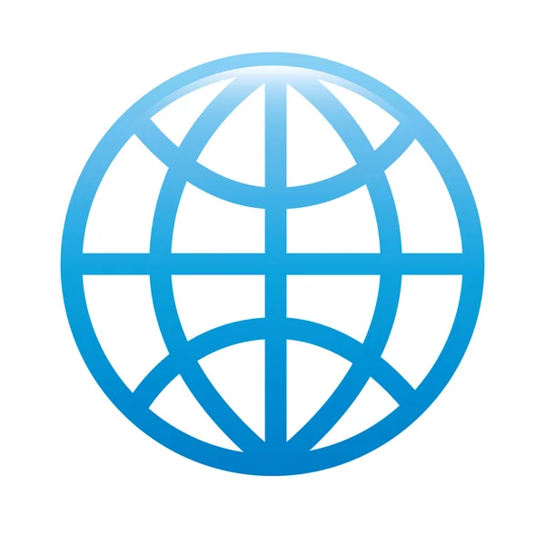 Globalny projekt symbol — Wektor stockowy