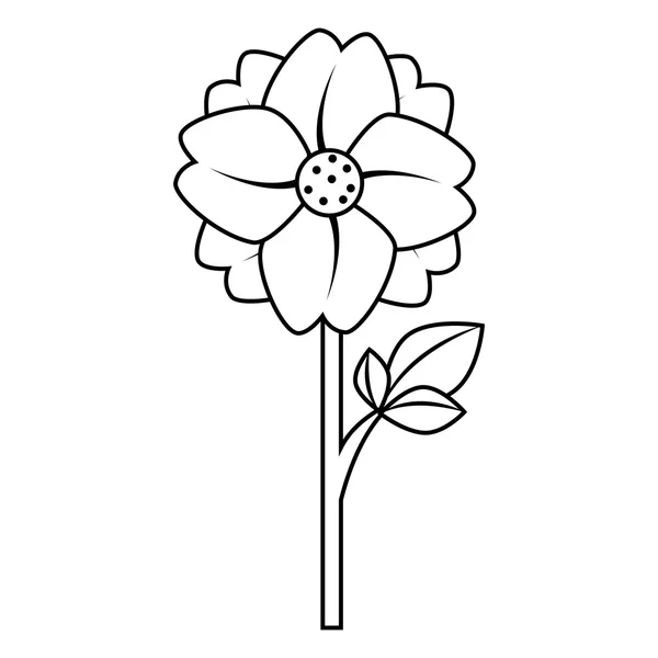 Λουλούδι floral παρόντες εικονίδιο διανυσματικά εικονογράφηση. — Διανυσματικό Αρχείο