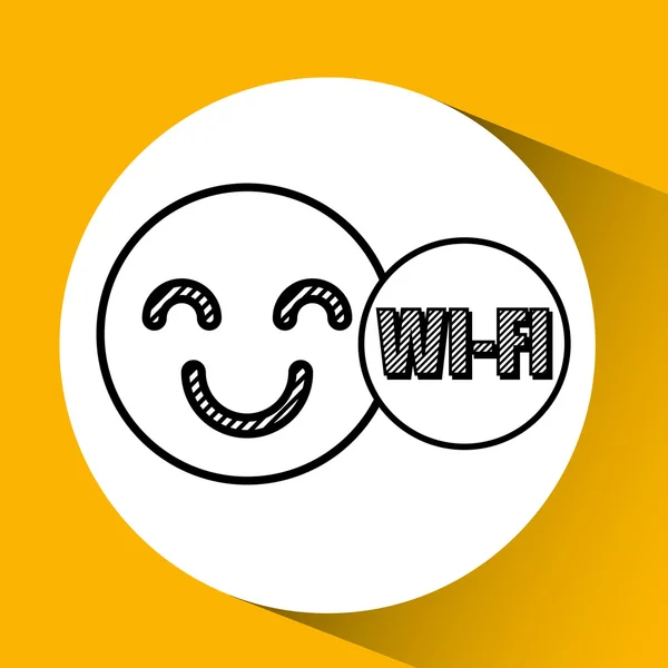 Технология Wi-Fi — стоковый вектор
