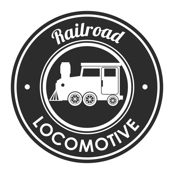 Дизайн иконок железнодорожного поезда — стоковый вектор