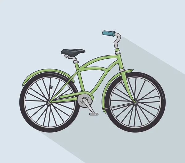 Vintage Bicycle isolated icon design — стоковый вектор