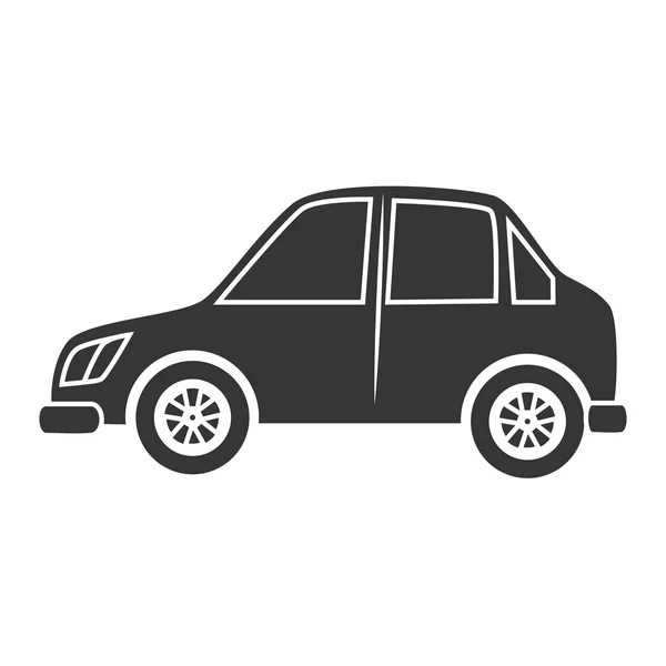 Coche vehículo transporte icono vector ilustración — Archivo Imágenes Vectoriales