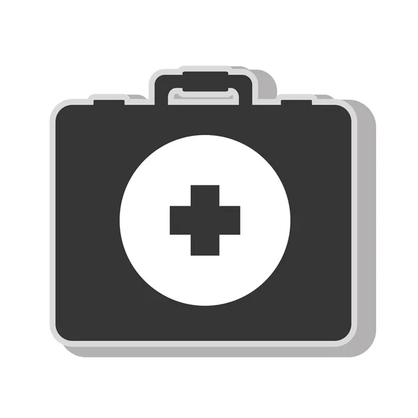 Valigia medica di pronto soccorso  , — Vettoriale Stock
