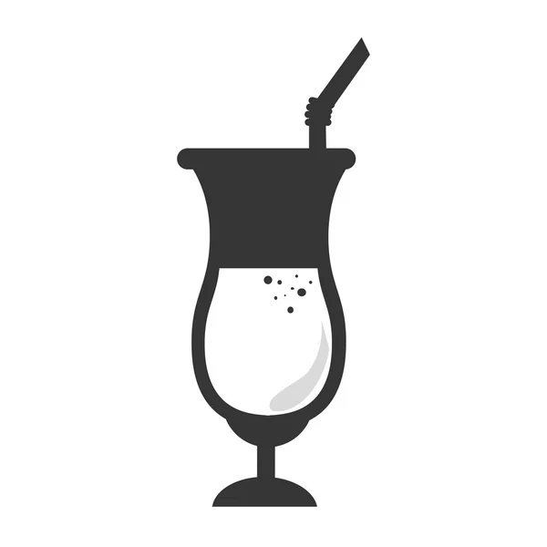 Glazen kopje drinken — Stockvector