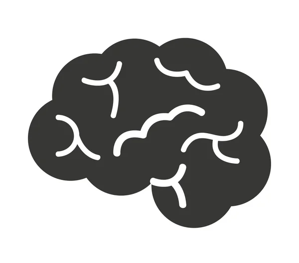 Beyin zihin fırtınası simgesi — Stok Vektör