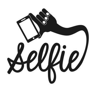 selfie fotoğraf smartphone simgesi