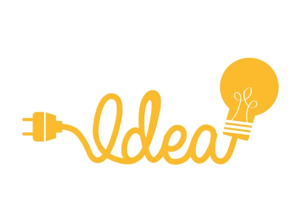 Bulb light energy icon — Stock Vector