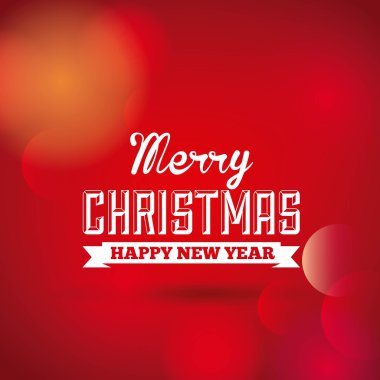 bulanık ışıklar simgesi. Neşeli Noel tasarım. Vektör grafiği