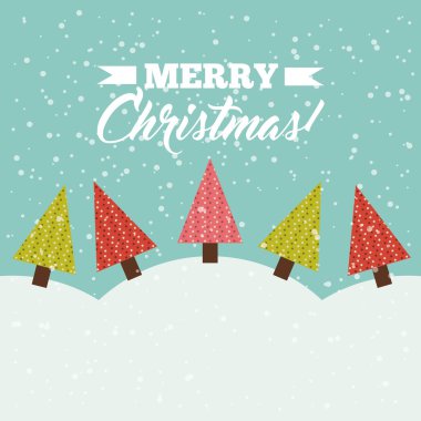 k simgesi. Neşeli Noel tasarım. Vektör grafiği