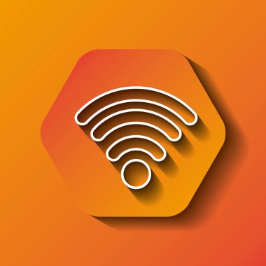 WiFi simgesi. İletişim tasarımı  