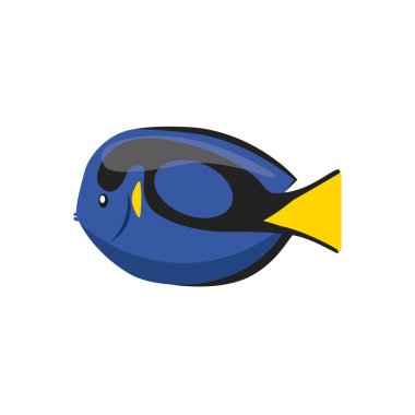 Balık simgesi. Deniz yaşam tasarım.  