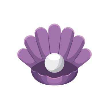 Kabuk inci simgesiyle.  