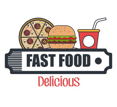 lezzetli burger izole simgesi