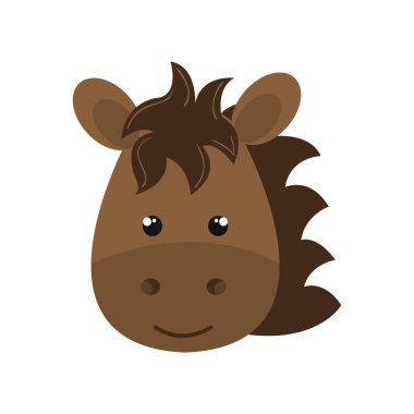 sevimli hayvan çiftliği izole simgesi