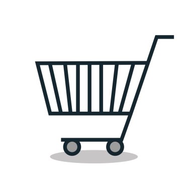 alışveriş izole simgesi tasarım