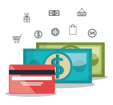 elektronik ticaret izole simgesi