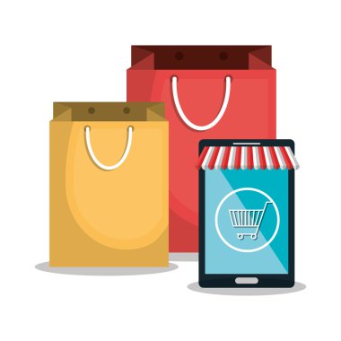 elektronik ticaret izole simgesi