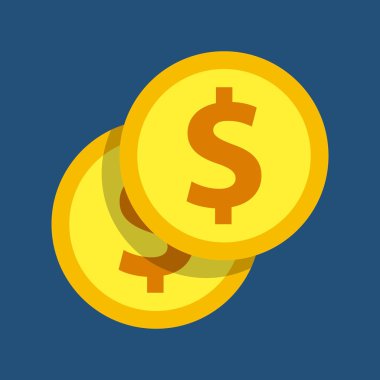 para simgesi. para tasarım. vektör grafiği