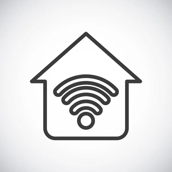 Wifi. Silueta pictograma design — Vector de stoc