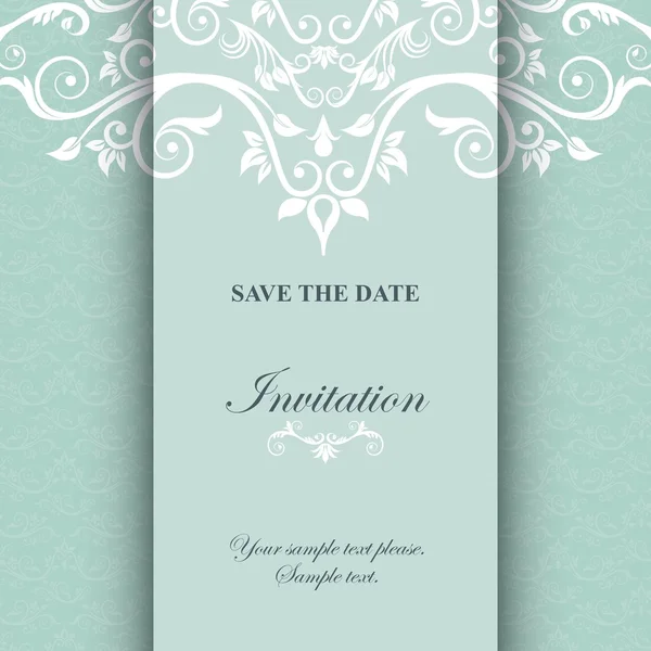 Card icon. Invitation and Save the date design. Vector graphic — Stock Vector