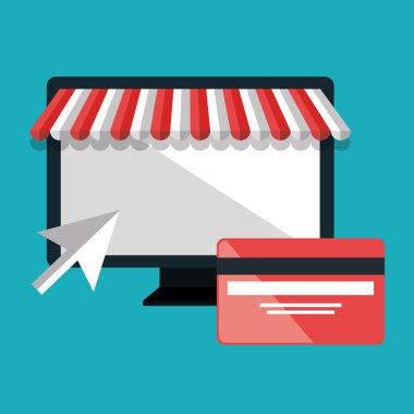 elektronik ticaret simgesi tasarım