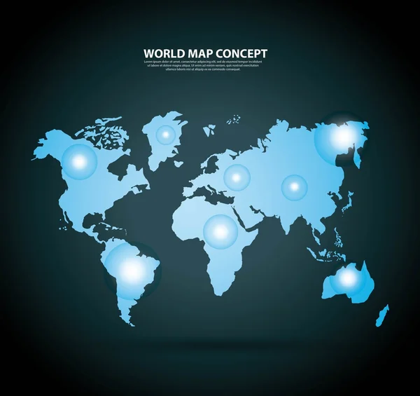 Ícone Terra e luzes. World and Map design. Gráfico vetorial —  Vetores de Stock