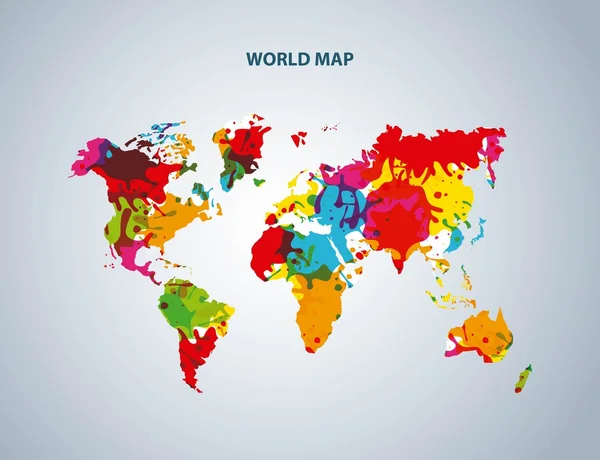 Icono Tierra. Diseño de Mundo y Mapa. Gráfico vectorial — Vector de stock