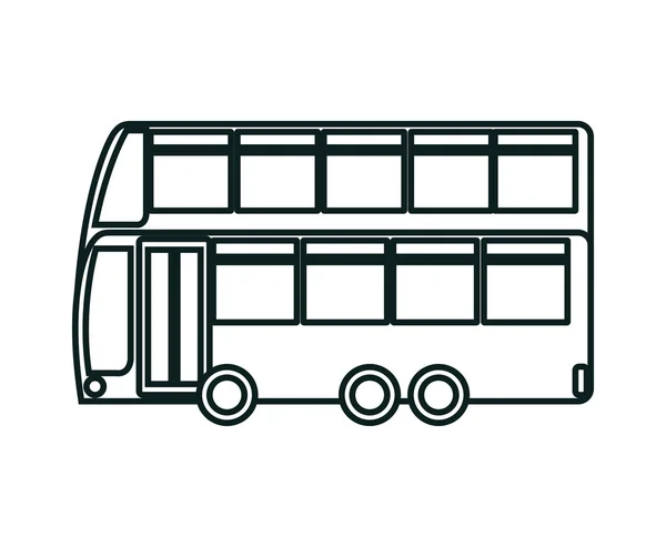Bus pictogram ontwerp — Stockvector