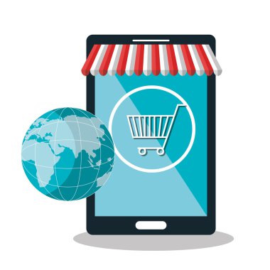 elektronik ticaret izole simgesi