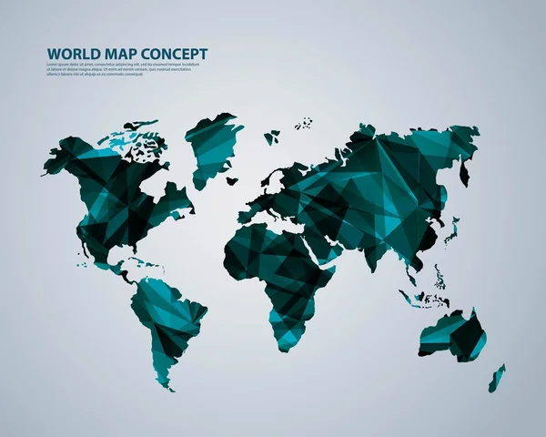 Ikone Erde. Welt- und Kartendesign. Vektorgrafik — Stockvektor