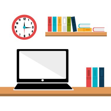 Office iş yerinde izole simgesi