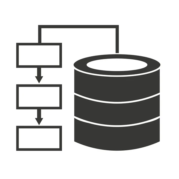 Icône infographique de diagramme de données — Image vectorielle