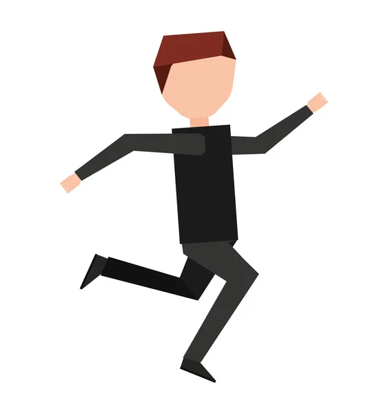 Hombre hombre avatar joven icono — Vector de stock