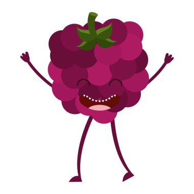 meyve karakter sevimli simgesi